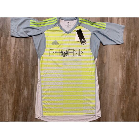 NEW NWT adidas AdiPro 18 GK SS Soccer Goalkeeper Jersey Phoenix Copo CV6361 Sz S - Picture 1 of 7